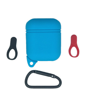 Capa case protetora Cico nova de silicone Para Airpods Azul
